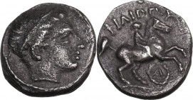 Continental Greece. Kings of Macedon. Philip II (359-336 BC). AR Fifth Tetradrachm. Amphipolis mint. Struck under Antipater or Polyperchon, c. 320/19-...