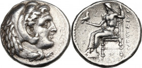 Continental Greece. Kings of Macedon. Alexander III 'the Great' (336-323 BC). AR Tetradrachm, late 3rd-early 2nd centuries BC. AR. 17.15 g. 26.50 mm. ...