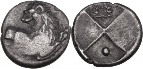 Continental Greece. Thrace, Chersonesos. AR Hemidrachm, c. 386-338 BC. HGC 3 1437; BMC 14; McClean 4076-7. AR. 2.31 g. 13.00 mm. Lightly toned. VF.