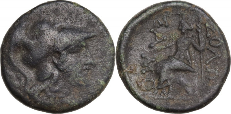 Continental Greece. Islands off Thrace, Samothrace. AE 18 mm. Solon magistrate, ...