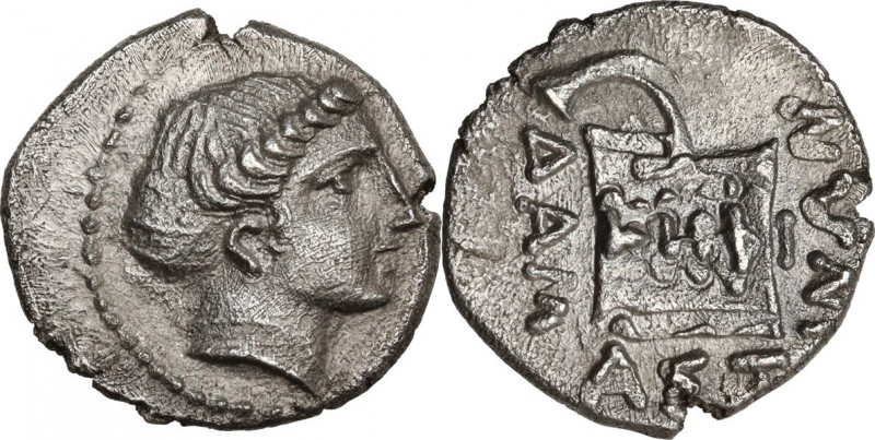 Continental Greece. Illyria, Damastion. AR Drachm, c. 350-300 BC. BMC 12. AR. 3....