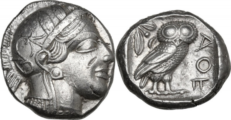 Continental Greece. Attica, Athens. AR Tetradrachm, c. 454-404 BC. HGC 4 1597; S...