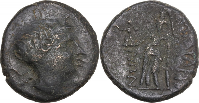 Greek Asia. Mysia, Lampsakos. AE 21 mm. c. 190-85 BC. SNG BN 1236–8; Baldwin, La...