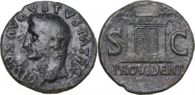 Divus Augustus (died 14 AD). AE As, struck under Tiberius, 22-30. RIC I (2nd ed.) (Tib.) 81. AE. 10.71 g. 28.00 mm. About VF/VF.