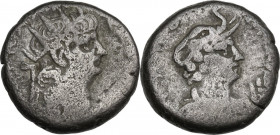 Nero (54-68). BI Tetradrachm, Alexandria mint (Egypt). BI. 12.23 g. 22.00 mm. Good F.