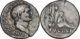 Vespasian (69 -79). AR Denarius, 69-70. RIC II-p. 1 (2nd ed.) 2. AR. 2.75 g. 18.00 mm. Some iridescent patina. About VF.