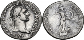 Domitian (81-96). AR Denarius, 86 AD. RIC II-p. 1 (2nd ed.) 446. AR. 3.17 g. 19.00 mm. Lightly toned. VF.