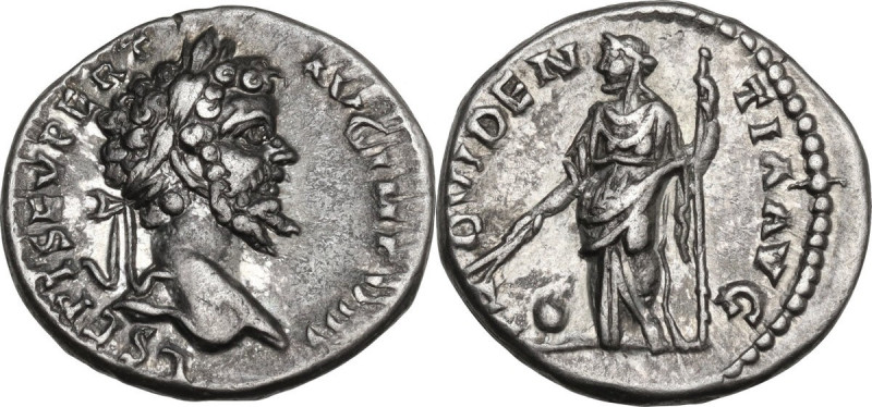 Septimius Severus (193-211). AR Denarius. Laodicea mint, 196-197. RIC IV 491a. A...