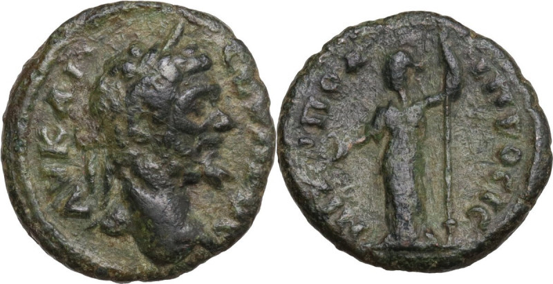 Septimius Severus (193-211). AE 16 mm. Nicopolis ad Istrum mint, Moesia Inferior...