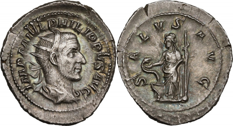 Philip I (244-249). AR Antoninianus, 244 AD. RIC IV 47. AR. 4.81 g. 25.80 mm. Ex...