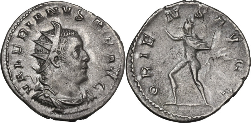 Valerian I (253-260). AR Antoninianus, Lugdunum mint, 258-259. RIC V 12. AR. 3.2...