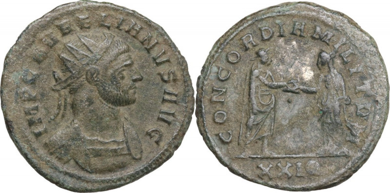 Aurelian (270-275). AE Antoninianus, Siscia mint. RIC V 244. AE. 3.78 g. 22.00 m...