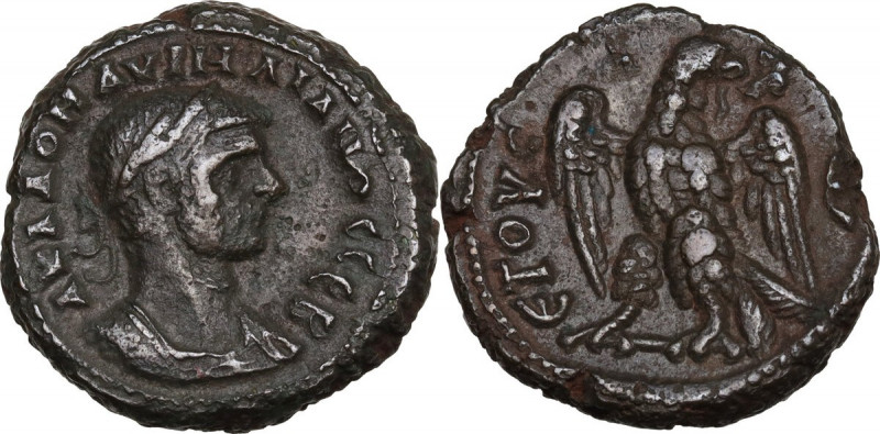 Aurelian (270-275). AE Tetradrachm, Alexandria mint (Egypt), dated RY 5 (273/274...