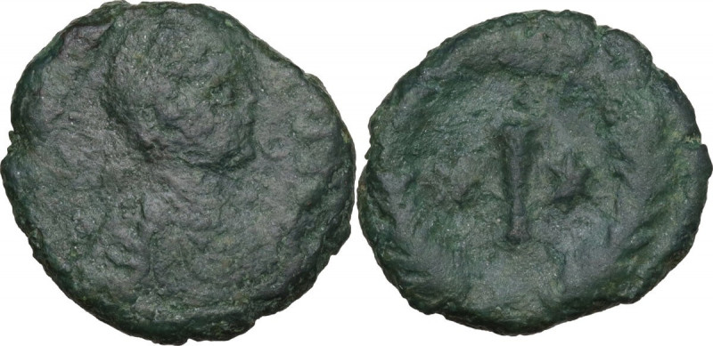 Justinian I (527-565). AE Decanummium, Rome mint. D.O. 326; MIB 226; Sear 305. A...