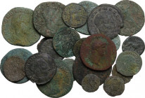The Roman Empire. Lot of twenty-three coins to be sorted. AE.