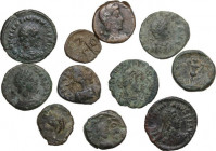 The Roman Empire. Lot of eleven (11) coins to be sorted.
