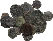 The Byzantine Empire. Multiple lot of twenty (20) unclassified AE coins. AE.