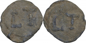 Leads from Ancient World. PB Tessera, 1st-3rd centuries AD. Rostowzew 3496. PB. 4.13 g. 20.00 mm. Good VF.