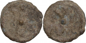 Leads from Ancient World. PB Tessera, 1st-3rd centuries AD. Rostowzew 2525. PB. 2.58 g. 15.50 mm. VF.