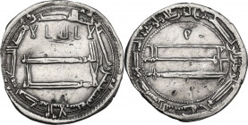 The Abbasid Caliphate. Harun al-Rashid (170-193 AH / 786-809 DC). AR Dirham, Madinat Al-Salam mint, 190 AH. Album 219.2. AR. 2.00 g. 23.00 mm. VF.