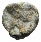 Sicily(?), PB Seal, c. 4th-3rd century BC (13mm, 4.69g). Head r. R/ Gorgoneion.