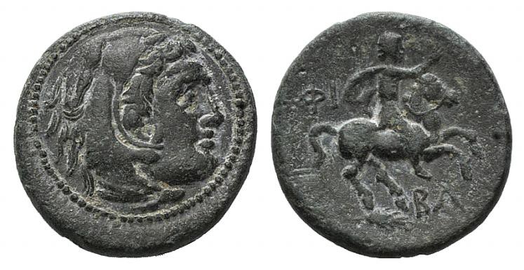 Kings of Macedon, Philip III (323-317 BC). Æ Unit (20mm, 6.59g, 6h). Uncertain m...