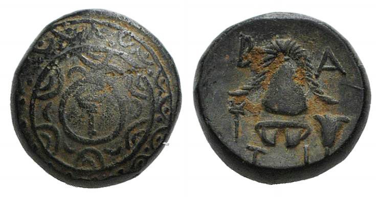 Kings of Macedon, Philip III (323-317 BC). Æ Half Unit (13mm, 5.53g, 3h). Sardes...
