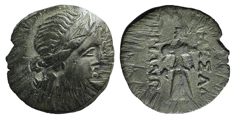 Thrace, Mesambria, c. 275/50-175 BC. Æ (22mm, 7.47g, 12h). Diademed female head ...