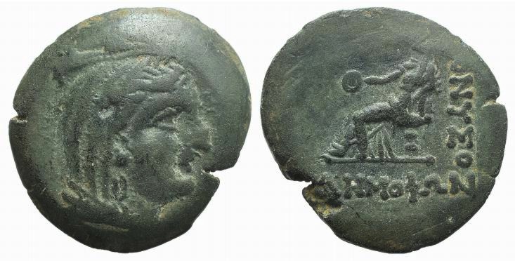 Moesia Inferior, Dionysopolis, 3rd-1st centuries BC. Æ (25mm, 9.91g, 12h). Demop...