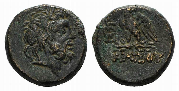 Pontos, Amisos, time of Mithradates VI, c. 85-65 BC. Æ (19mm, 9.04g, 12h). Laure...