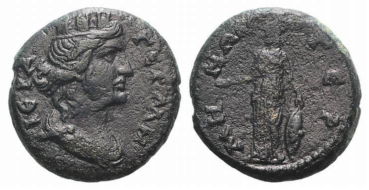 Mysia, Germe, 3rd century AD. Æ (21mm, 7.02g, 6h). Turreted and draped bust of T...