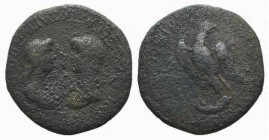 Nero with Agrippina Junior (54-68). Phrygia, Apameia. Æ (25mm, 8.30g, 12h). Marius Cordus, magistrate, 54-9. Confronted, draped busts of Agrippina and...