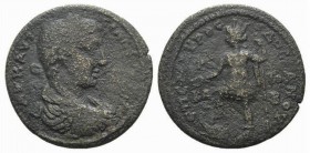Severus Alexander (222-235). Ionia, Phocaea. Æ (30mm, 10.82g, 6h). Laureate, draped and cuirassed bust r. R/ Amazon standing l., holding long sceptre ...