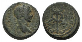 Severus Alexander (222-235). Cilicia, Anazarbus. Æ (18mm, 8.52g, 6h). Laureate head r. R/ Winged caduceus. RPC VI online 7423 (temporary); SNG BnF 208...
