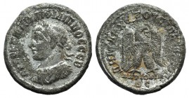 Philip II (247-249). Seleucis and Pieria, Antioch. BI Tetradrachm (26mm, 12.01g, 6h). Struck AD 247. Laureate, draped and cuirassed bust l. R/ Eagle s...