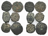 Cilician Armenia, lot of 6 Æ coins, to be catalog. Lot sold as it, no returns