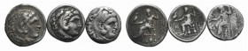 Lot of 3 Drachms of Alexander The Great. Lot sold as it, no returns
