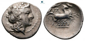 Campania. Neapolis circa 300-275 BC. Triobol AR