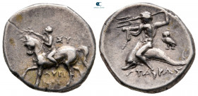 Calabria. Tarentum circa 275-240 BC. Didrachm AR