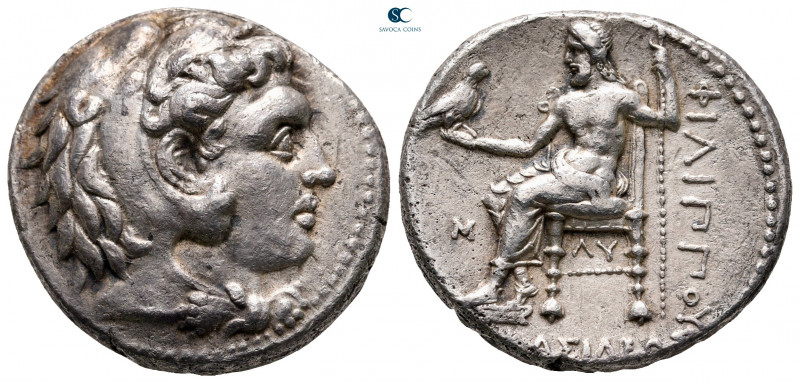 Kings of Macedon. Babylon. Philip III Arrhidaeus 323-317 BC. 
Tetradrachm AR
...