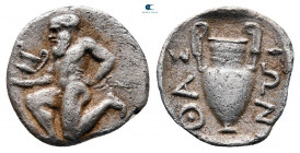 Islands off Thrace. Samothrace circa 404-340 BC. Trihemiobol AR