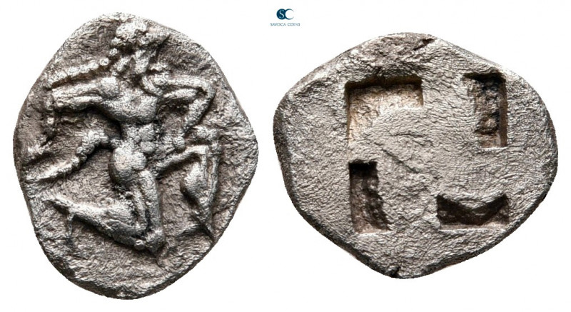 Islands off Thrace. Thasos circa 525-463 BC. 
Obol AR

10 mm, 0,85 g

Naked...