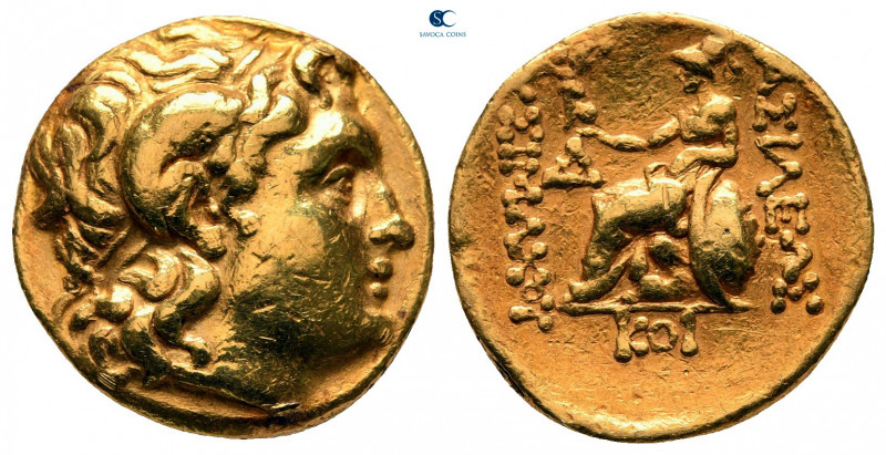 Kings of Thrace. Odessos. Macedonian. Lysimachos 305-281 BC. 
Stater AV

16 m...