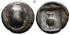 Boeotia. Federal Coinage circa 304-294 BC. Hemidrachm AR