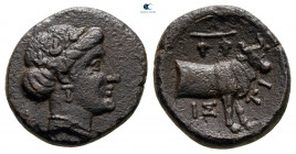Euboea. Histiaia circa 338-304 BC. Bronze Æ