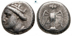 Pontos. Amisos (as Peiraieos) circa 370-330 BC. Siglos-Drachm AR