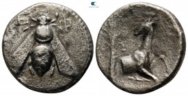 Ionia. Ephesos  circa 340-325 BC. Uncertain magistrate. Tetradrachm AR