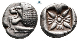 Ionia. Miletos  circa 525-475 BC. Diobol AR