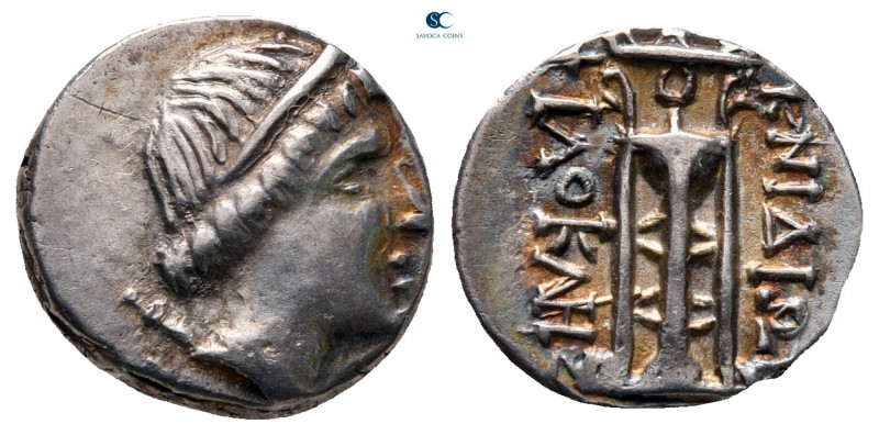 Caria. Knidos circa 250-210 BC. Philokles, magistrate
Tetrobol AR

12 mm, 2,5...