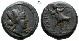 Phrygia. Apameia circa 133-48 BC. Metro... and Klea..., magistrates. Bronze Æ